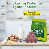 YUEQINGLONG Mouse Repellent, Peppermint to Repel Mice and Rats,Agreeable Smell and Environmentally Friendly Rodent Repellent for House Indoor, Car Engines, Camper and Home