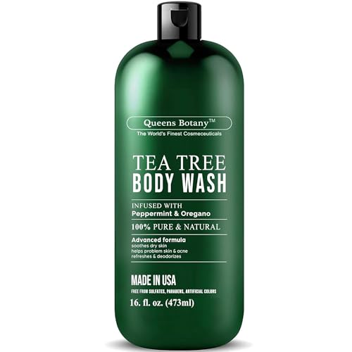 Antibacterial Tea Tree Oil Body Wash For Men & Women - 16oz - Remedy Soap Extra Strength - Helps Treat Acne, Athletes foot, Eczema, Toenail Fungus & Jock Itch & Ringworm - For All Skin Types