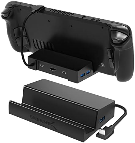 SABRENT 6-Port Docking Station for Steam Deck - 95W PD, HDMI 4K, USB-A/C Ports[DS-SD6P]