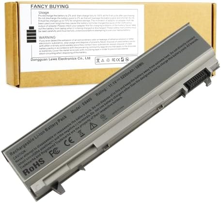 Fancy Buying New Laptop Notebook Battery for Dell Latitude E6400 E6410 E6500 E6510 MP490 4m529 pt434 ky265 312-0749 4N369 MP303