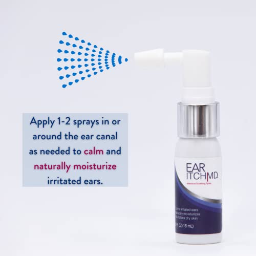 BRAUN EAR ITCHMD Nighttime Ear Spray - 0.5 oz (2 Pack)