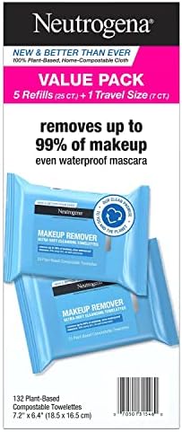 Neutrogena Makeup Remover Cleansing Towelettes and Face Wipes (132 Count)