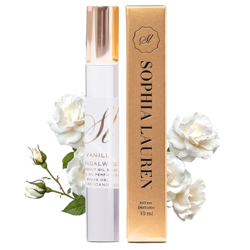 Sophia Lauren 10ML Pheromone Perfume for Women | Long Lasting Coconut Gardenia Perfume | Portable Parfum Pheromone Femme Roll-On | Natural Coconut Oil Women’s Perfume (Gardenia)
