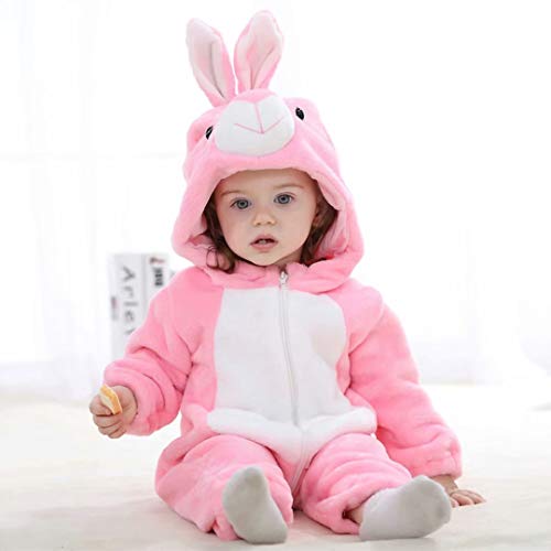 Baby Bunny Costumes Unisex Toddler Outfit Halloween Dress Up Romper 18-24 Months