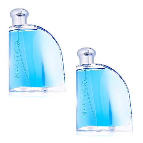 Nautica Blue Eau De Toilette Spray for Men 3.40 oz (Pack of 2)