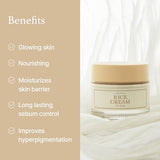 I'm from Rice Cream 1.69 Ounce, 41% Rice Bran Essence with Ceramide, Glowing Look, Improves Moisture Skin Barrier, Nourishes Deeply, Smoothening to Even Out Skin Tone, K Beauty