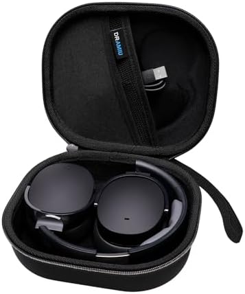 Hard Case Compatible with Skullcandy Crusher Evo, Hesh ANC, Hesh Evo, Crusher ANC 2, Crusher, Riff 2, Riff Bluetooth Wireless Headphones Black Case Only