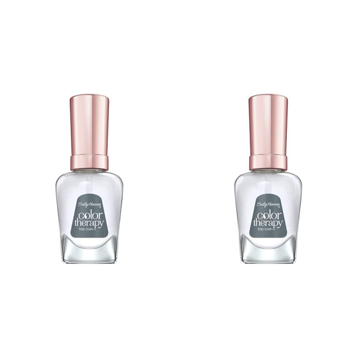 Sally Hansen Color Therapy Nail Treatment Top Coat 0.5 fl oz (Pack of 2)