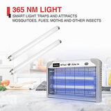 mafiti Bug Zapper Fly Traps Indoor Electric Mosquito Zapper Fly Killer Gnats Fruit Trap for Home Restaurants Kitchen Garden with 2 Replacement Bulbs