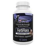 Purina Pro Plan Veterinary Supplements FortiFlora Chewable Dog Probiotic Supplement Tablets - 45 ct. Canister