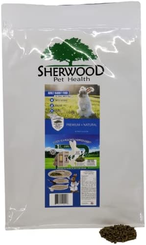 Sherwood Pet Health Adult Rabbit Food Timothy Hay Free-Choice 20lbs Hay-Based, Grain and Soy-Free for Better Digestion