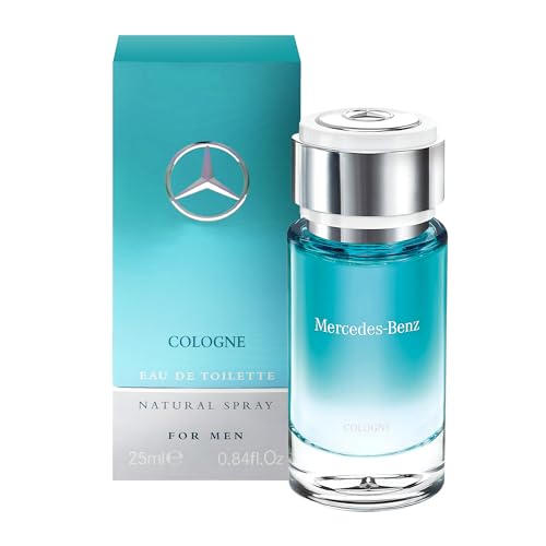 Mercedes-Benz For Men - Vetiver, Musk Eau de Toilette Cologne for Men - Long Lasting Fragrances with Patchouli, Orange, Pink Pepper - 0.84 oz