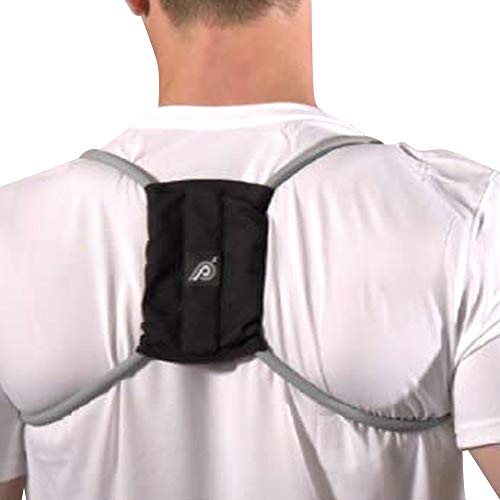 PRIMEKINETIX PostureMedic Dynamic Posture Brace for Neck, Upper, and Lower Back Support - Advanced Long-Term Posture Correction Tool, For Enhanced Shoulder Alignment and Posture Improvement- L(Silver)