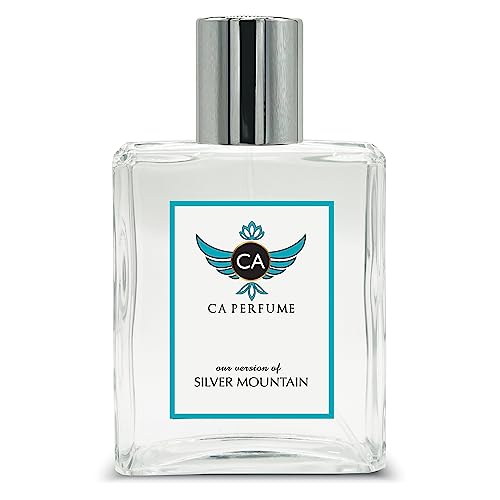 CA Perfume Impression of Silver Mountain Aqua For Women Replica Fragrance Dupes Eau de Parfum Spray Bottle 3.4 Fl Oz/100ml-X1