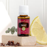 Thieves Essential Oil by Young Living - 15ml - A Powerful Combination of Clove, Lemon, Cinnamon Bark, Eucalyptus Radiata, and Rosemary Essential Oils - A Refreshing Breathing Experience