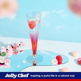 JOLLY CHEF 100 Pack Plastic Champagne Flutes Disposable 4.5 oz Gold Glitter Plastic Champagne Glasses Perfect for Wedding, Thanksgiving Day, Christmas