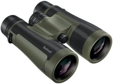 Bushnell R5 12x50 Binoculars with Vault Lite Bino Chest Harness, Phase 3 Coatings, Dielectric Coatings, EXO Barrier, IPX7 Waterproof - Binoculars for Long Range Viewing and Hunting