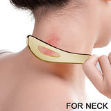 BYYDDIY All Gold Stainless Steel Gua Sha Muscle Scraper Tools,Scraping Massage Tools,Scar Tissue Tool,Massage Scraper Tool,IASTM Tools,Fascia Scraper,Soft Tissue Massage Tool, Guasha Tool for Body