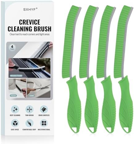 SXhyf Cleaning Brush - Hard Bristle Crevice Cleaning Brush, Multifunctional Gap Scrub Brush, Kitchen Essentials, Bathroom Cleaner Tools for Household Use, Home, Window, Toilet, Stove