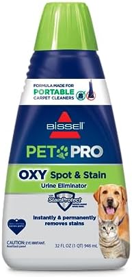 BISSELL® PET PRO OXY Spot & Stain Formula for Portable Carpet Cleaners, 32 oz., 2034