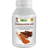 ANDREW LESSMAN Cinnamon 400-60 Capsules - High Potency, Standardized Extract. No Additives. Small Easy to Swallow Capsules