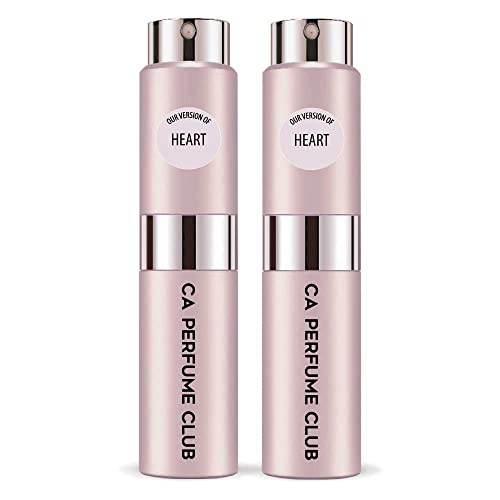 CA Perfume Impression of G. Botanika Heart For Women Replica Version Fragrance Dupes Concentrated Long Lasting Eau de Parfum Spray Refillable Atomizer Bottle 0.27 Fl Oz-X2