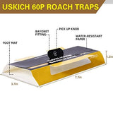 USKICH Cockroach Traps Indoor Home, Glue Roach Traps, Child & Pets Safe(20 Pack Roach Traps)