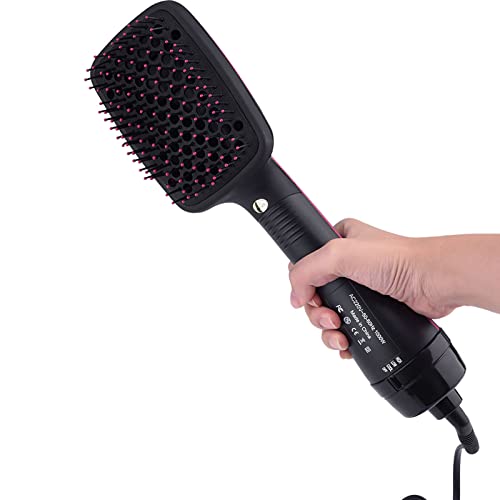 Sonew 2 in 1 Hair Dryer Brush & Straightener Brush, One-Step Hair Dryer and Styler, Negative Ion Blow Dryer Brush, Hot Air Brush Detangles, Dries, Smooths, Reduce Frizz & Static