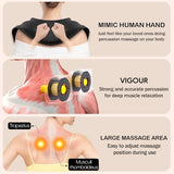 SpiriTouch Pro Percussion Massagers for Neck and Back with Heat,Deep Tissue Percussion Back Massager, Neck and Shoulder Massager for Pain Relief,Shoulder Massager for Muscle Pain Relief