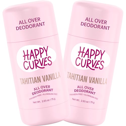 Whole Body Deodorant for Women - Aluminum-Free - Sensitive Skin Invisibile All Day Layer of Full Body Protection for Odor Control Only (2.65 Ouce (Pack of 2), Tahitian Vanilla)