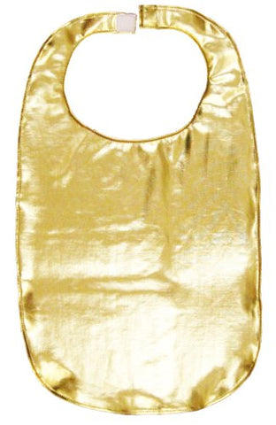 Fancy Gold Lame Adult Bib