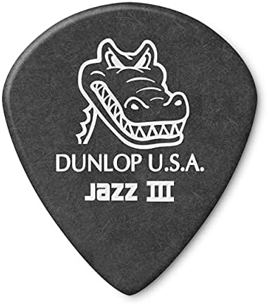 Jim Dunlop Gator Grip Jazz III 1.4mm Guitar Picks - 36 Pack