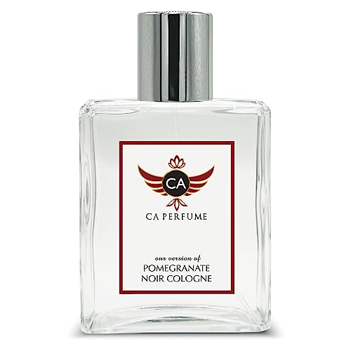 CA Perfume Impression of Jo M Pomegranate Noir Cologne For Women & Men Replica Fragrance Dupes Eau de Parfum Spray Bottle 3.4 Fl Oz/100ml-X1