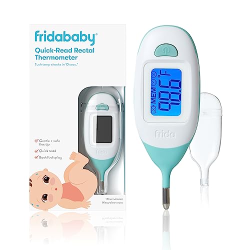 Frida Baby Rectal Thermometer for Baby Digital Fever Thermometer for Babies, Newborns & Infants, FSA/ HSA Eligible