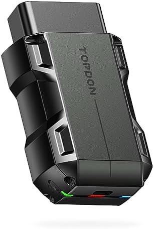 TOPDON TopScan Lite OBD2 Scanner Bluetooth, Bi-Directional Scanner Wireless All System Diagnostic Tool for iOS & Android, FCA AutoAuth, 8+ Hot Reset, Repair Guides, Car Code Reader, Performance Test