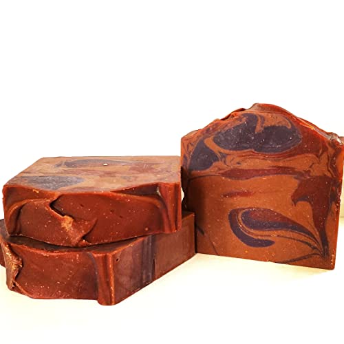 DRAGONS BLOOD Artisan Beer and Goat Milk Soap is a Luxurious blend of Amber, Myrrh, Sandalwood and Patchouli. A 5 oz Body Bar handmade in the USA with Organic and Food Grade Ingredients.