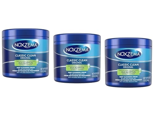 Noxzema Classic Clean Original Deep Cleansing Cream 12oz Jar (3 Pack) by Noxzema