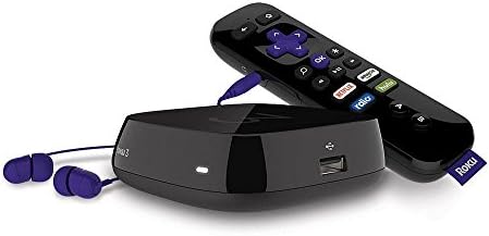 Roku 3 Streaming Media Player (4230R) with Voice Search (2015 Model)