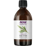 NOW Essential Oils, Tea Tree Oil, Cleansing Aromatherapy Scent, Steam Distilled, 100% Pure, Vegan, Child Resistant Cap, 16-Ounce