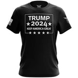 We The People Holsters - Trump 2024 - Keep America Great - Donald Trump Shirt - Men's Short Sleeve T Shirt - Trump 2024 Shirt - American Flag Patriotic Shirt - Black - S