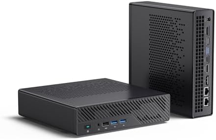 MINISFORUM MS-A1 Mini Workstation Mini Barebone Pc, DDR5/4xM.2 NVMe SSD, Dual 2.5G RJ45 Mini PC,HDMI/DP/Type-C,4xUSB Ports,Supports AMD AM5 CPU,WiFi 6E&BT5.2 Mini Computer(NO CPU/NO RAM/NO SSD/NO OS)