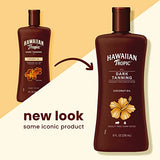Hawaiian Tropic Dark Tanning Oil, 8oz | Moisturizing Body Oil, Tan Enhancer, Cocoa Butter Oil, Coconut Oil for Skin, Oxybenzone Free, 8oz