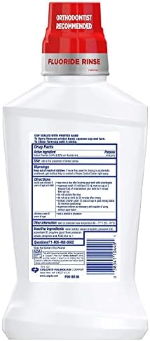 Colgate Phos-Flur Anti-Cavity Fluoride Rinse Mint 16 oz (Pack of 4)