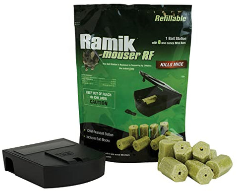 Neogen 800 Rodent Bait Station 8Ct Pack of 6, 8oz, Green