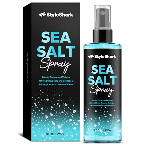 Sea Salt Spray for Men (8.5 Fl Oz), Beach Wave & Volumizing Texturing Spray for Increased Volume, Texture & Style