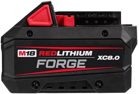 Milwaukee M18 18V Lithium-Ion REDLITHIUM Forge XC 8.0 Ah Battery Pack