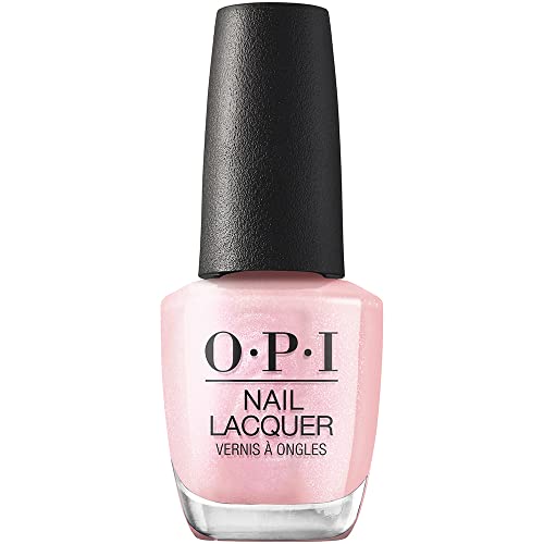 OPI Nail Lacquer Nail Polish | Sheer Light Nude Pink Shimmer Chip Resistant Nail Polish | Vegan, Fast Drying, Streak Free