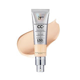 IT Cosmetics Your Skin But Better CC+ Cream, Light (W) - Color Correcting Cream, Full-Coverage Foundation, Hydrating Serum & SPF 50+ Sunscreen - Natural Finish - 1.08 fl oz