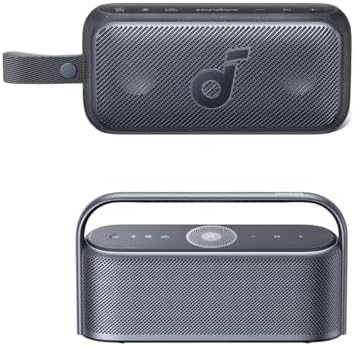 Soundcore Motion X600 Portable Bluetooth Speaker & Motion 300 Portable Speaker, Bluetooth Speaker with Wireless Hi-Res Sound, SmartTune Technology, 30W Stereo Sound, 30W Playback, and IPX7 Waterproof