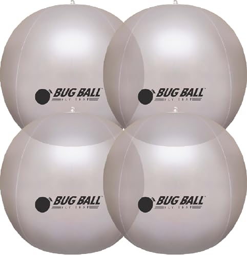 Bug Ball Mosquito Solar Light Ball Replacement Ball, 4 Pack - Odorless Eco-Friendly, Flying and Insect Trap with NO Pesticides or Electricity Needed, Kid and Pet Safe